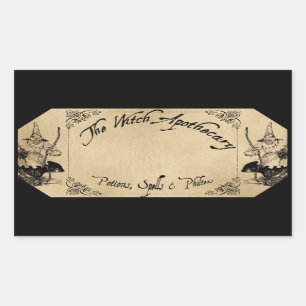 THE WITCH APOTHECARY LABEL