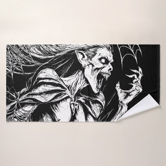 The Witch Bath Towel (Bath Towel)