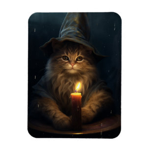 The Witch Cat Magnet