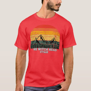 The Witch Head Utah Retro Vintage  T-Shirt