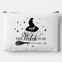The Witch Is In | Halloween Witch Hat & Broom Lg