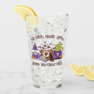 The Witch Needs Coffee - Coffee Lover Glass