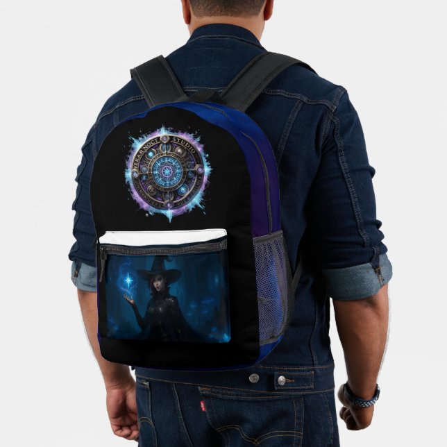 The Witch of VEKAR’NOCT Printed Backpack (Insitu (Model))