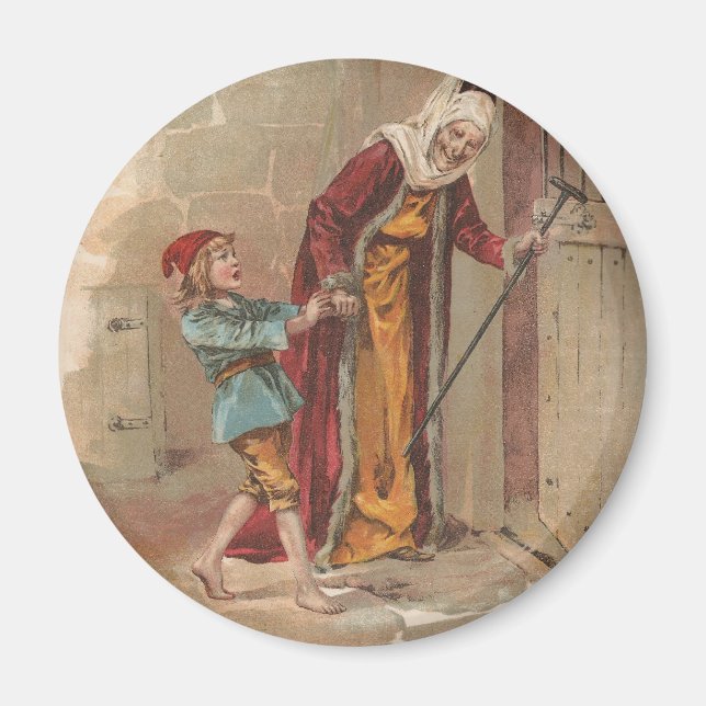 The Witch put Hansel in the Stable Magnet (Front)