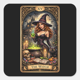 The Witch’s Brew Square Sticker
