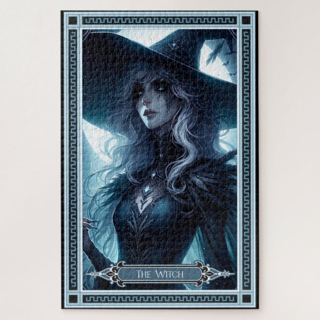 The Witch Tarot Card Jigsaw Puzzle (Vertical)
