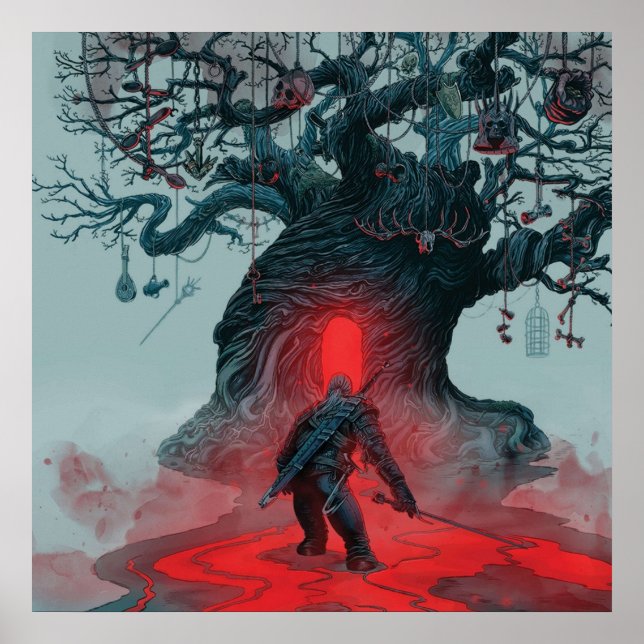 The Witcher Game Artwork Poster (Front)