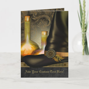 The Witches Hat Custom Greetings Card