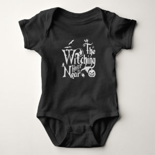 The Witching Hour Is Near, White Baby Bodysuit