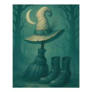 The Witch's Battlefield Cross Poster