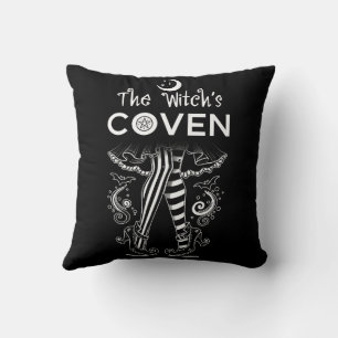 The Witch's Coven Witchy Legs Witch Legs Halloween Cushion