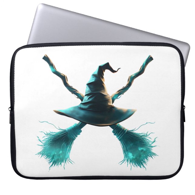 The Witch's Cross Laptop Sleeve (Front)