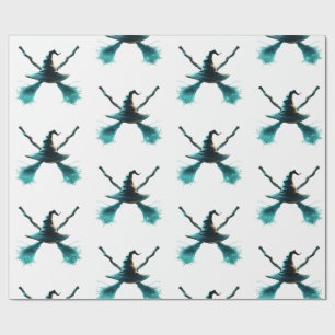 The Witch's Cross White Background Wrapping Paper