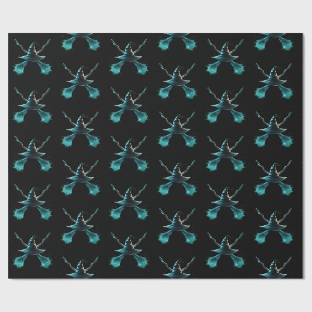 The Witch's Cross Wrapping Paper (Flat)