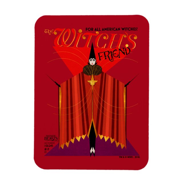 The Witch's Friend October Magazine Magnet (Vertical)