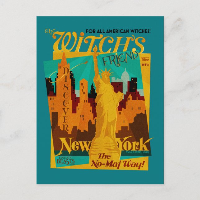 The Witch's Friend September Magazine Postcard (Front)