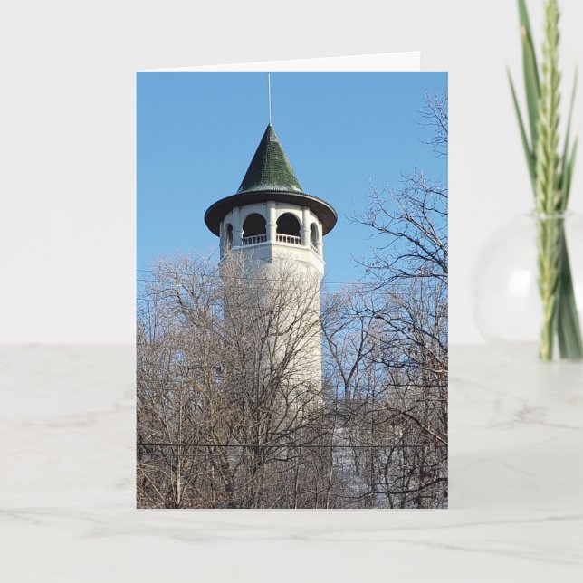 "The Witch's Hat Tower" Hallowe’en Card (Front)