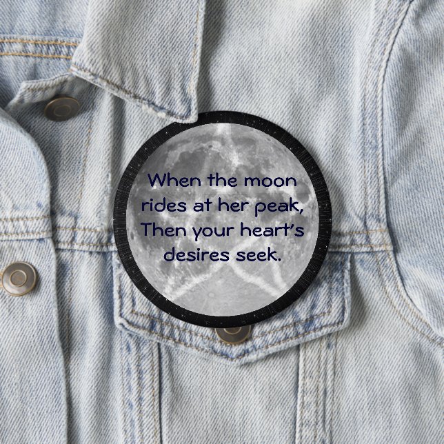 The Witch's Moon Button (In Situ)