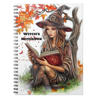 The witch's notebook.A great Halloween gift Notebook