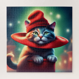 the wizard cat jigsaw puzzle