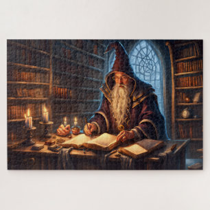 The Wizard in his Study Jigsaw Puzzle