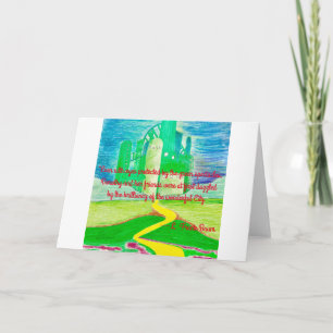The Wizard of Oz Art Card