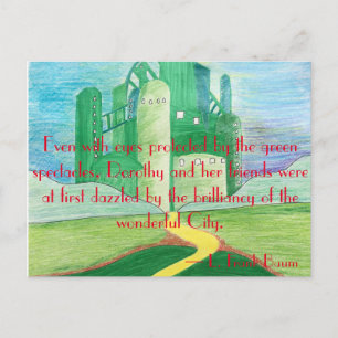 The Wizard of Oz Art Postcard