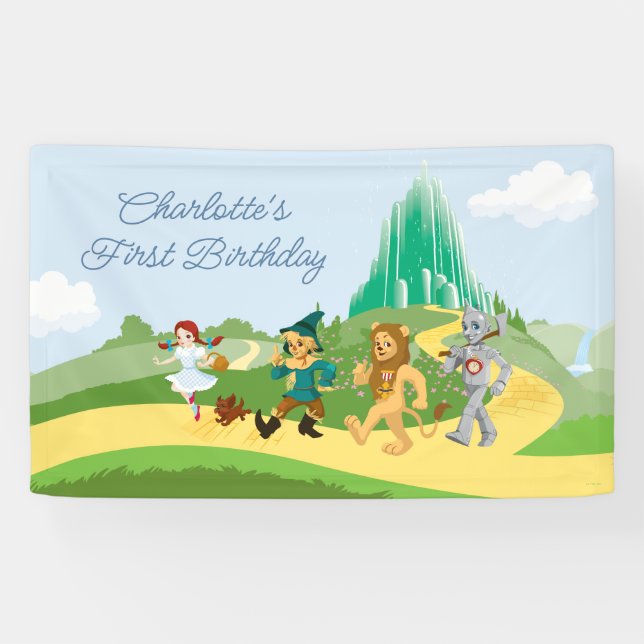 The Wizard Of Oz™ | Birthday Banner (Horizontal)