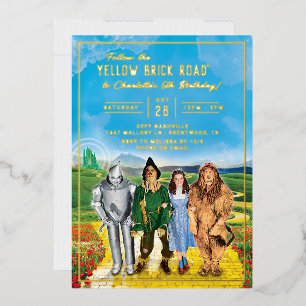 The Wizard of Oz Birthday Invitation