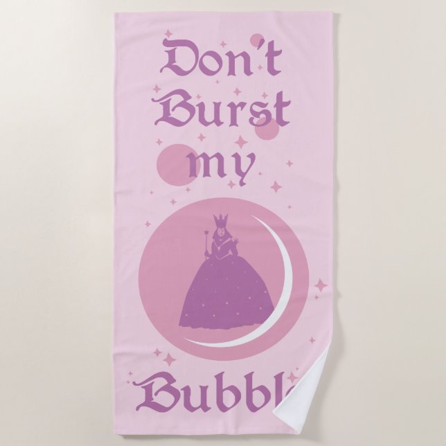 The Wizard Of Oz™ | Don't Burst My Bubble Beach Towel (Front)