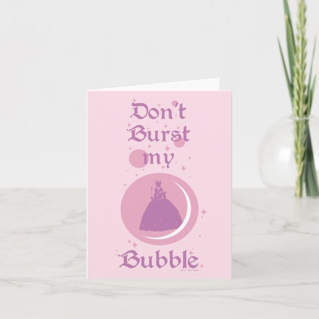 The Wizard Of Oz™ | Don't Burst My Bubble Note Card (Front)