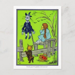 The Wizard Of Oz: Dorothy Gazed Thoughtfully Postcard