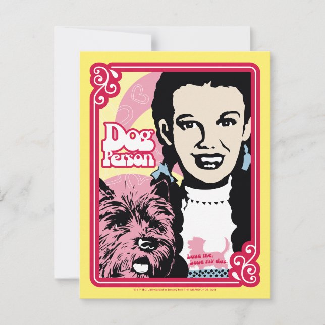 The Wizard Of Oz™ | Dorothy™ & Toto™ - Dog Person Card (Front)