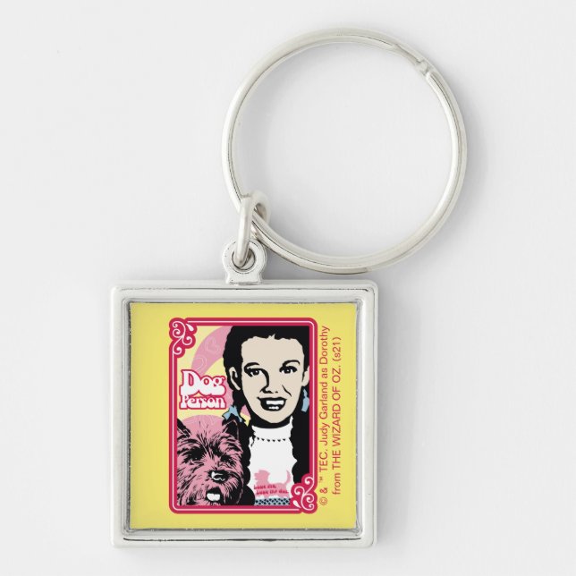 The Wizard Of Oz™ | Dorothy™ & Toto™ - Dog Person Key Ring (Front)