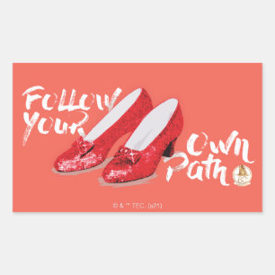 The Wizard Of Oz™   Follow Your Own Path Rectangular Sticker