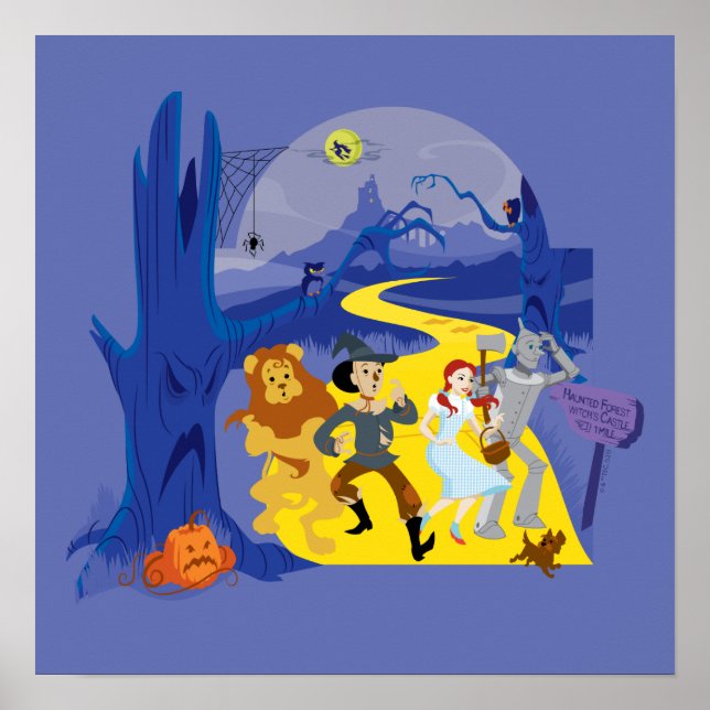 The Wizard Of Oz™ | Halloween Haunted Forest Poster (Front)