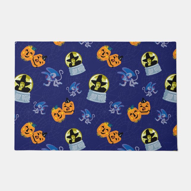 The Wizard Of Oz™ | Halloween Wicked Witch Pattern Doormat (Front)