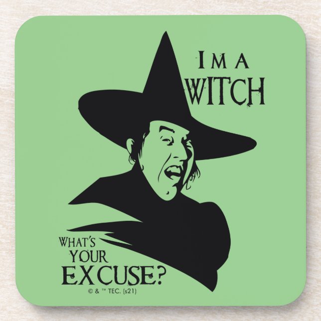 The Wizard Of Oz™ | I'm A Witch Coaster (Front)