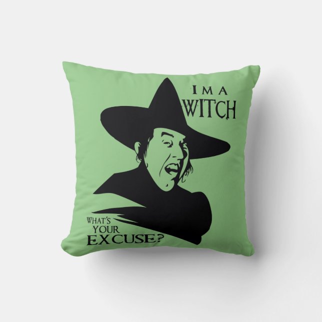 The Wizard Of Oz™ | I'm A Witch Cushion (Front)