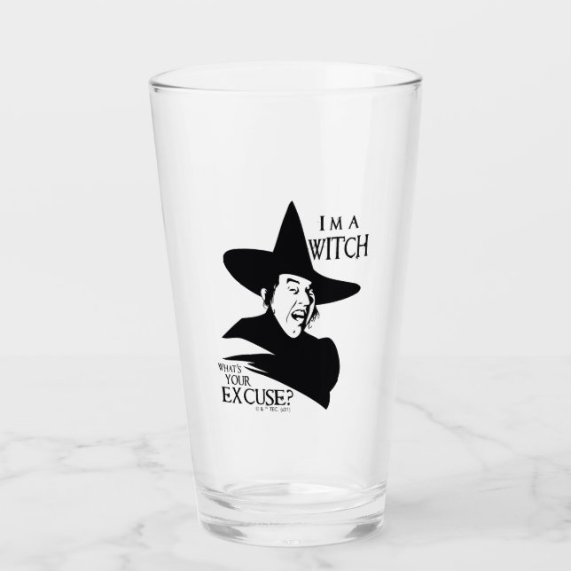 The Wizard Of Oz™ | I'm A Witch Glass (Front)