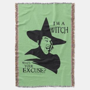 The Wizard Of Oz™   I'm A Witch Throw Blanket