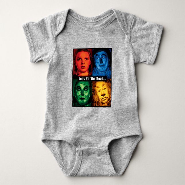 The Wizard Of Oz™ | Let's Hit The Road Baby Bodysuit (Front)
