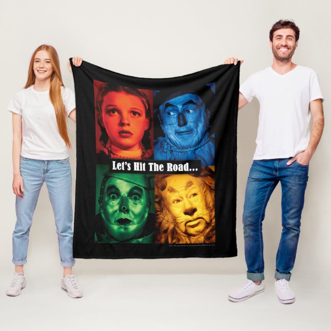 The Wizard Of Oz™ | Let's Hit The Road Fleece Blanket (In Situ)