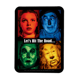 The Wizard Of Oz™   Let's Hit The Road Magnet