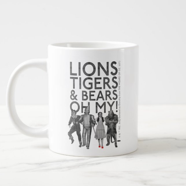 The Wizard Of Oz™ | Lions Tigers & Bears Oh My! Large Coffee Mug (Left)