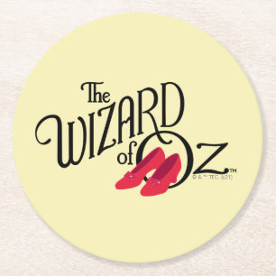 The Wizard Of Oz™ Logo Round Paper Coaster