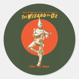 The wizard of Oz Musical Extravaganza Classic Round Sticker