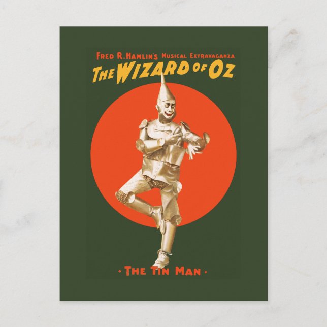 The wizard of Oz Musical Extravaganza Postcard (Front)