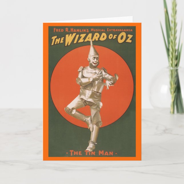 The Wizard of Oz Musical - The Tin Man Card (Front)