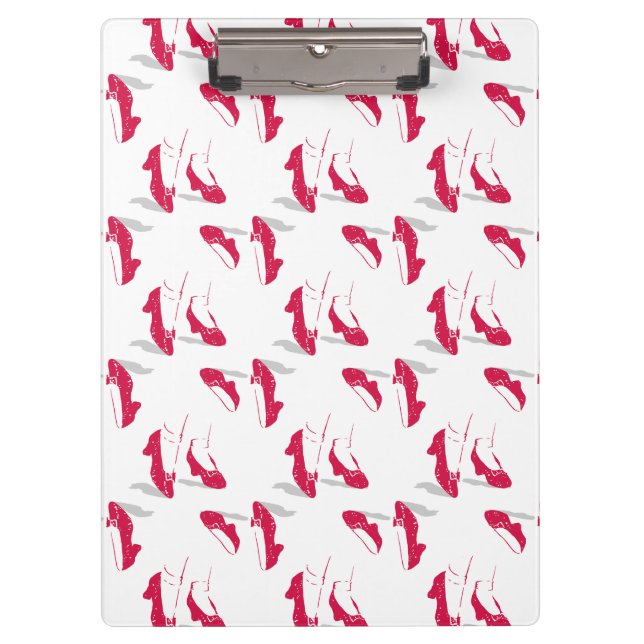 The Wizard Of Oz™ | Ruby Slippers™ Pattern Clipboard (Front)